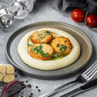 Котлетки з індички з пюре