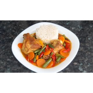 Basmati Rice And Curry Sauce (Chicken)