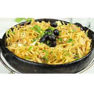 Bacalhau de Bras + Cola Lata 33cl 