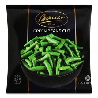 Квасоля стручкова Bauer зелена різана (400г)