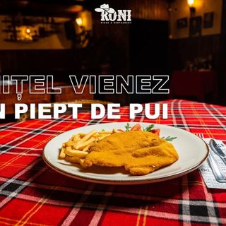 Șnițel vienez din piept de pui