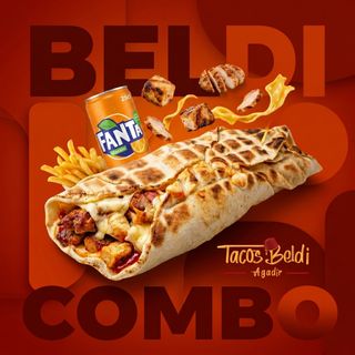 Menu Combo Beldi poulet royal + Soda + Frite