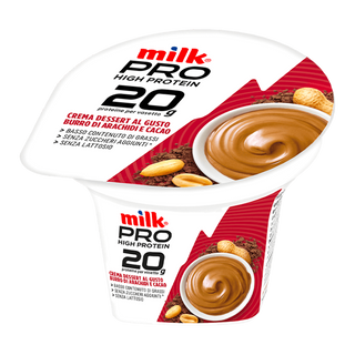 Milk Pro Burro Arachidi e Cacao  Crema Dessert | 200 g