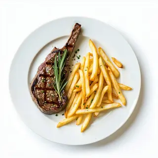 56 Ternera + Patatas Fritas