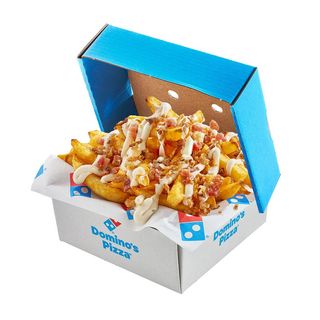 Frytki Loaded z boczkiem i cebulką prażoną