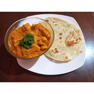 Chicken soup chapati combo