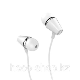 Проводные универсальные наушники M34 Hoco с микрофоном, White Подробн