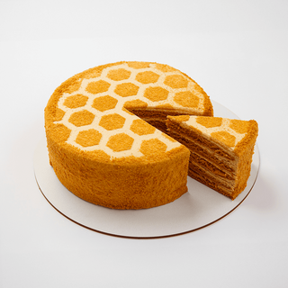 Торт "Медовик со сгущенкой" гранд (0,800 кг)