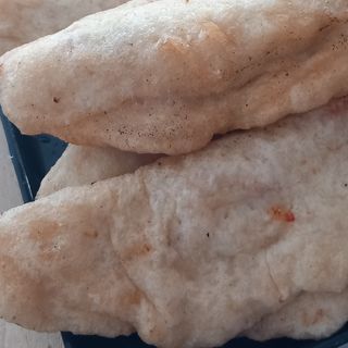 Pizza fritta Pomodoro e mozzarella