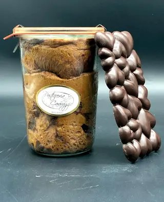 Panettone in vetro cottura al cioccolato 400 g