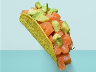 Taco de salmone