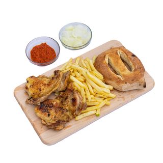 Pileći batak i zabatak i pomfrit