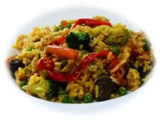 Paella de verduras