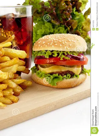 Menú Hamburguesa