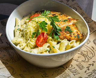 Pasta Champignons Poulet Grillé