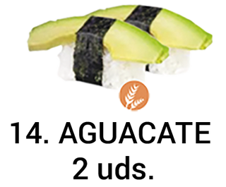 12. Nigiri De Aguacate (2 Uds.)
