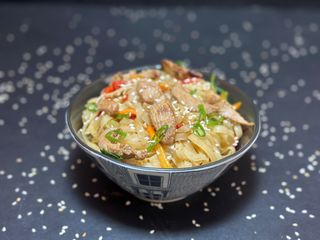 ბრინჯის ჩხირი ქათამი