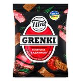 Грінки Flint житні зі смаком «Телятина з аджикою» (100г)