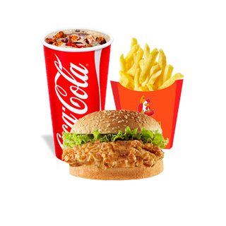 Меню "Куриный бургер"