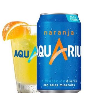 Aquarius Naranja lata 330ml.