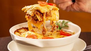 ლაზანია გამომშრალი პომიდვრით