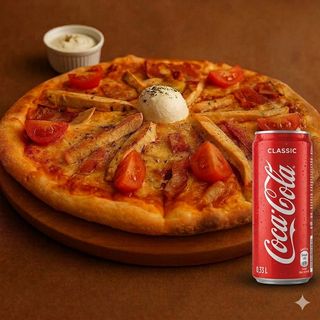 Velika pizza Mašta + Coca Cola 0,33
