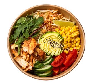 Боул з куркою кебаб та авокадо (450 г.)