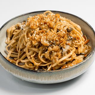 Удон з креветками