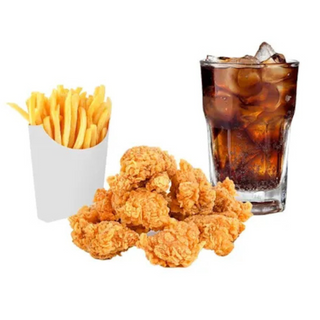 Menú pop corn de pollo