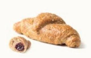 Cornetto vegano marmellata di lampone e fior di sambuco