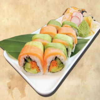 Rainbow Salmon Roll