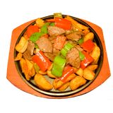 Мясо по азиатски на жаровне