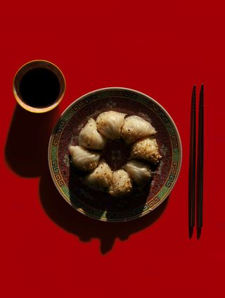 Ha cao krewetki z pędami bambusa