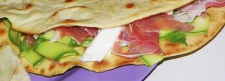 Piadina - Prosciutto crudo, squacquerone e zucchine