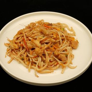 udon con pollo