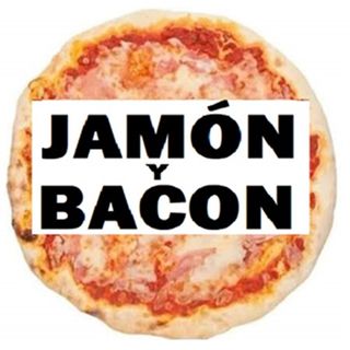 Pizza De Jamón Y Bacon