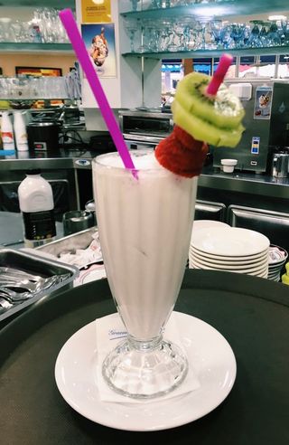 Batido de helado sin nata 