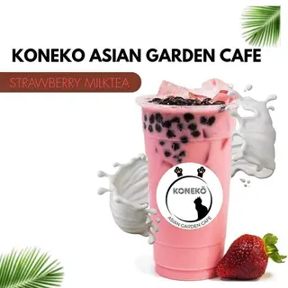STRAWBERRY TAPIOCA BOBA MILK TEA 450ML