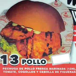 Burger de pollo