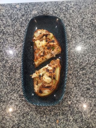 Brusqueta de queijo cabra