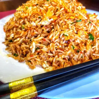 Spicy Fried Rice with Minced Meat & Ginger
