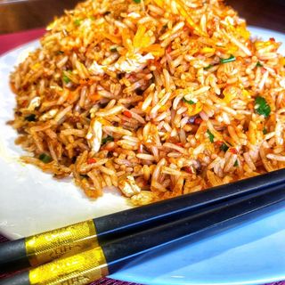 Spicy Fried Rice with Minced Meat & Ginger