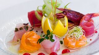 CARPACCIO DI PESCE MISTO 130G