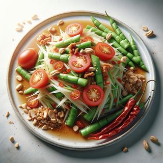 Sałatka Som tam z papai