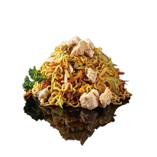 233. Yaki ramen con pollo e verdure