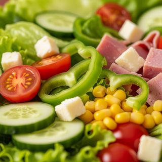 Ensalada De Jamón Y Queso