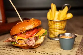 Breakfast burger 