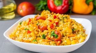 Булгур з овочами