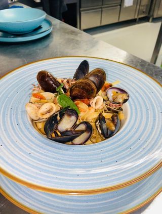 Paste cu fructe de mare