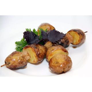 Молодой картофель с курдюком 